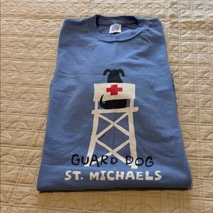 Blue Shortsleeve Tee, Men’s Large, St. Michael’s, NWOT